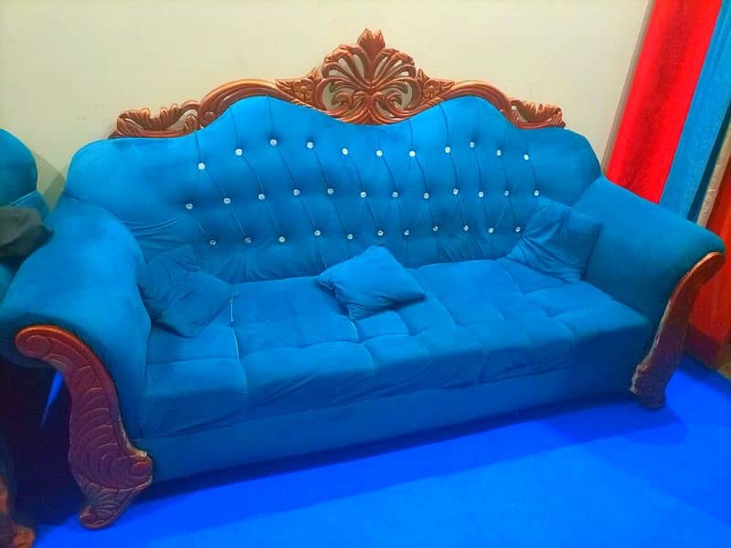 Taaj wala Big King Size Sofa Six Seater what's up numbr O3288101737 1