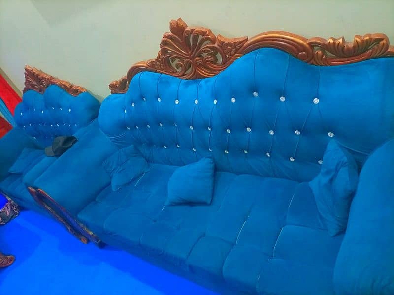 Taaj wala Big King Size Sofa Six Seater what's up numbr O3288101737 5