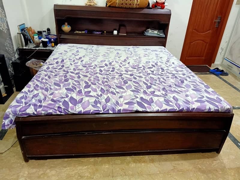 Complete Bed Set with Dressing Table and Side Table for Sale! 0