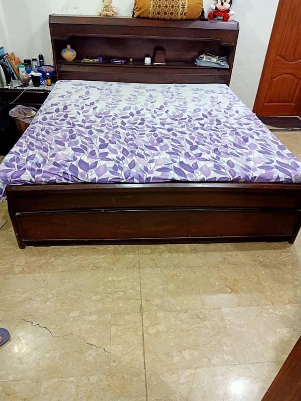 Complete Bed Set with Dressing Table and Side Table for Sale! 1