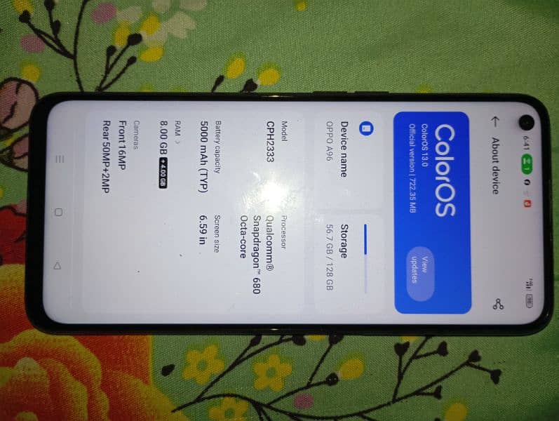 oppo a96 0