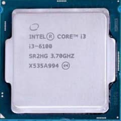 i3 6100 6TH GEN PROCESSOR