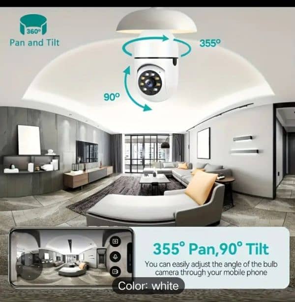 Best Smart  Security Camera with Mobile Control ON - 360° Pan/Tilt 3