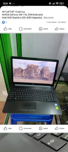 HP Laptop 15-da1xxx i7 8th gen