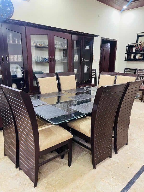 Dining Set 6 Chairs With Table 0