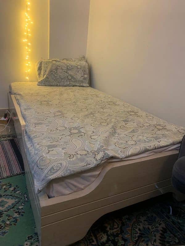 two single bed with mattress good condition 1