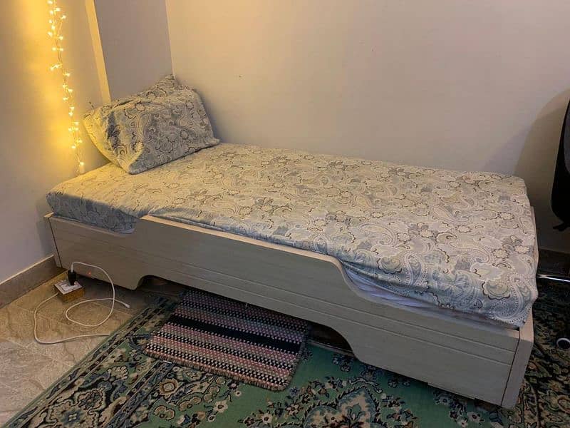 two single bed with mattress good condition 3