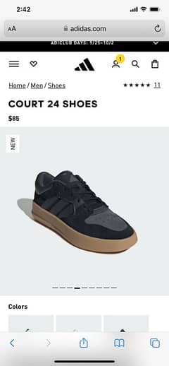 Addidas court vision 24