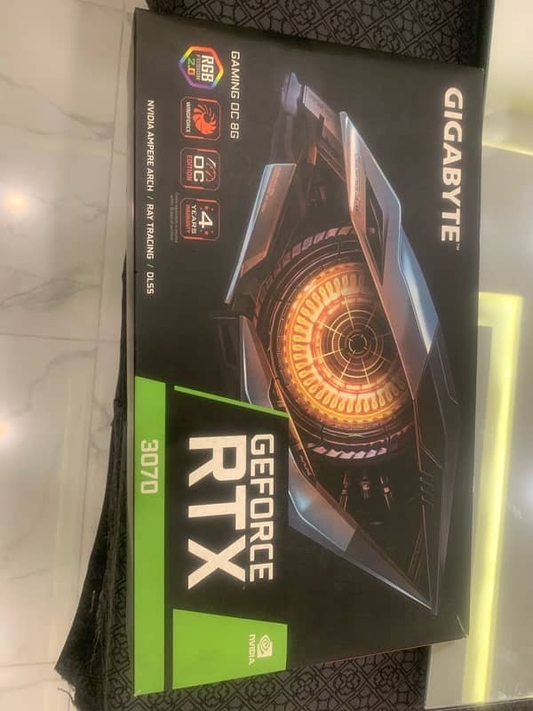 Gigabyte 3070, 8GB , just like new 3