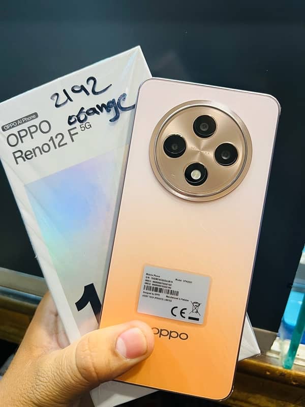 Oppo Reno 12F 5G 12Gb 256GB Just box Open 0