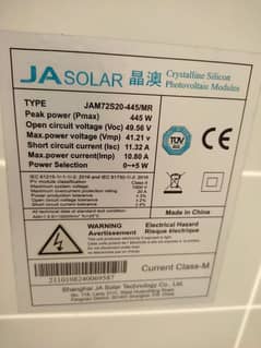 JA solar panels 450 watts for sale