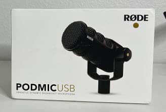 RODE PodMic USB and XLR Dynamic Broadcast Microphone 2024 version 0