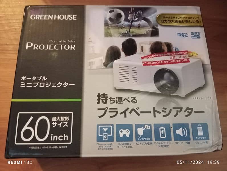 JAPANI ORIGNAL PROJECTOR 60INCHS DISPLAY MAKE 2