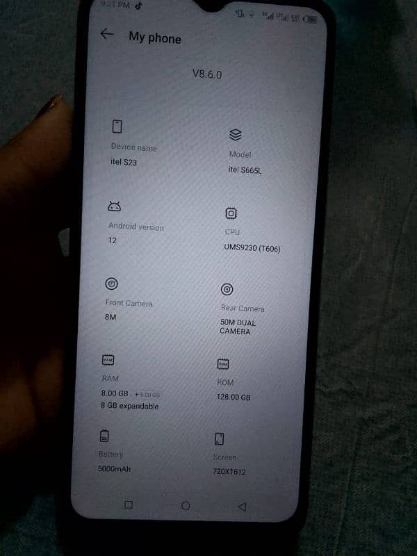 itelS23 model itel S665L 3