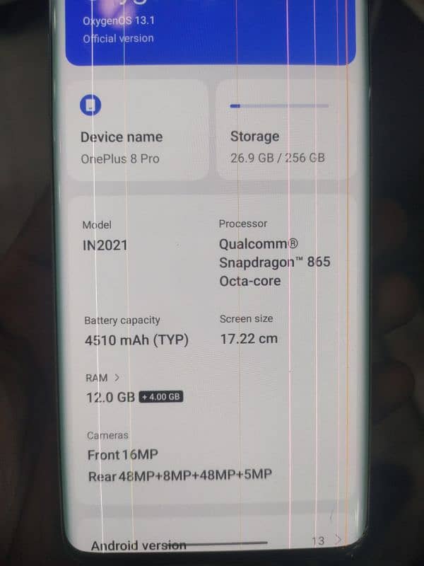 OnePlus 8 pro. . 12gb 256gb 3