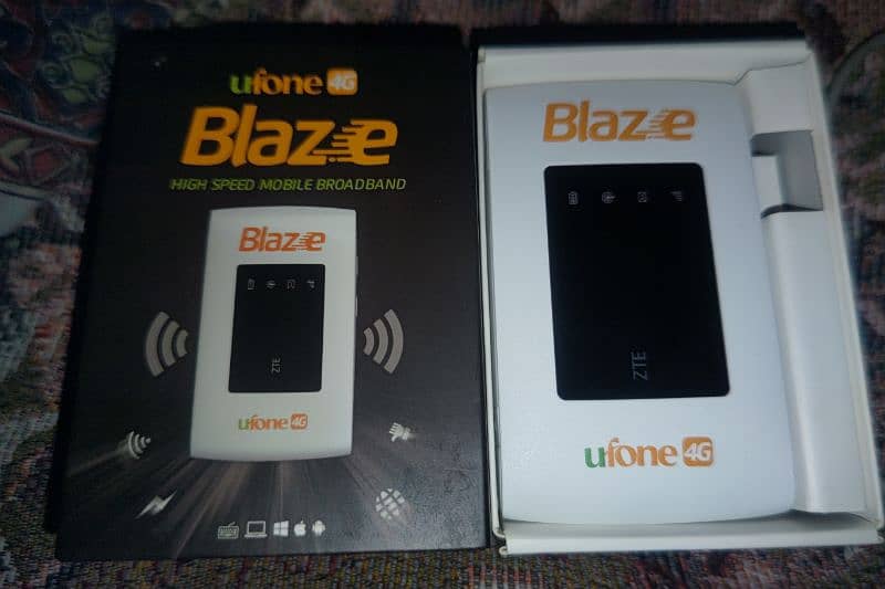 Ufone Blaze 4G Wifi Device MF920U | Dual Antenna 0