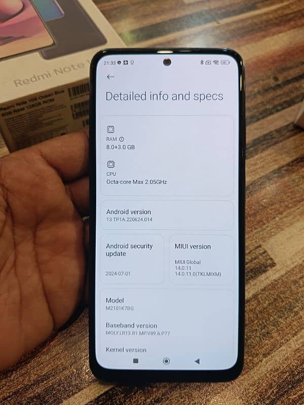 REDMI NOTE 10S 8+5/128 3