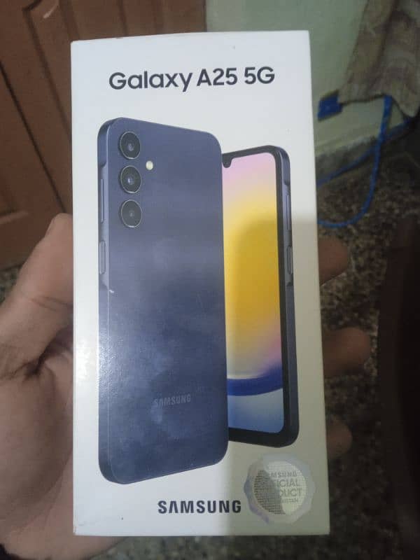 samsung A25 8/256 just box open hua ha urjent sale 0