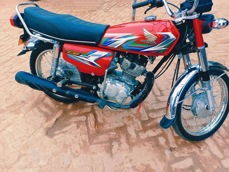 Honda CG125 2023 All Punjab Number Lush Condition 1