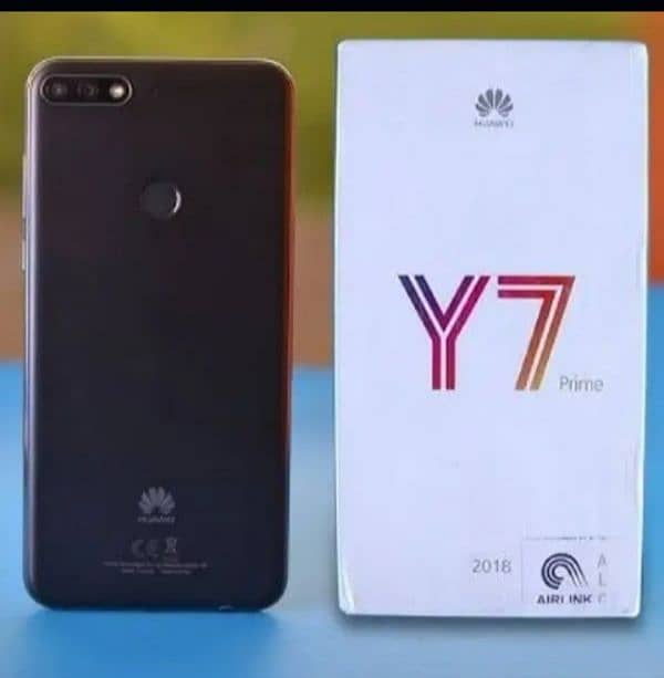 HUAWEI Y7 PRIME 2018 MODEL 3/32GB PTA APPROVED  Best Battery Bakup. 12