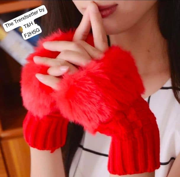 half furr gloves 2