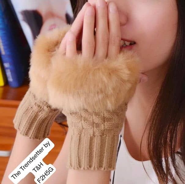 half furr gloves 3