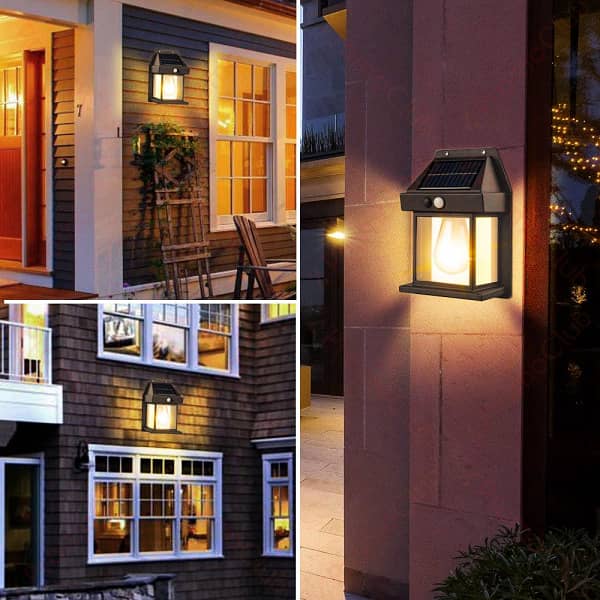 Solar Wall Lamp Outdoor Waterproof Solar Lamp LED Luminous Decoration 5