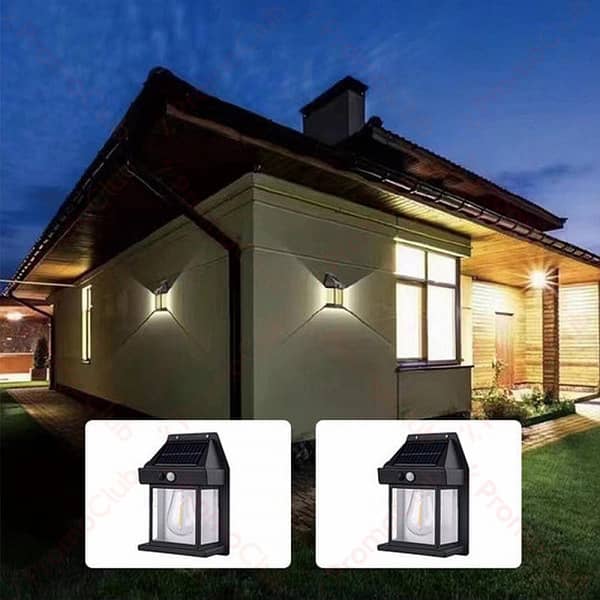 Solar Wall Lamp Outdoor Waterproof Solar Lamp LED Luminous Decoration 6