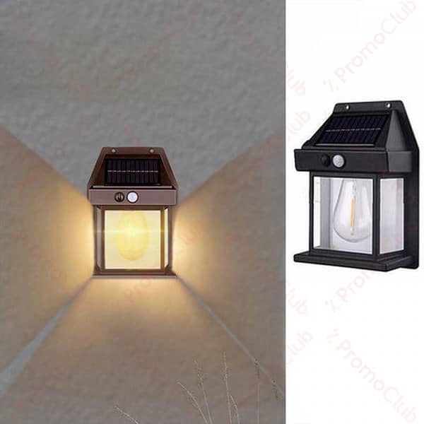 Solar Wall Lamp Outdoor Waterproof Solar Lamp LED Luminous Decoration 8