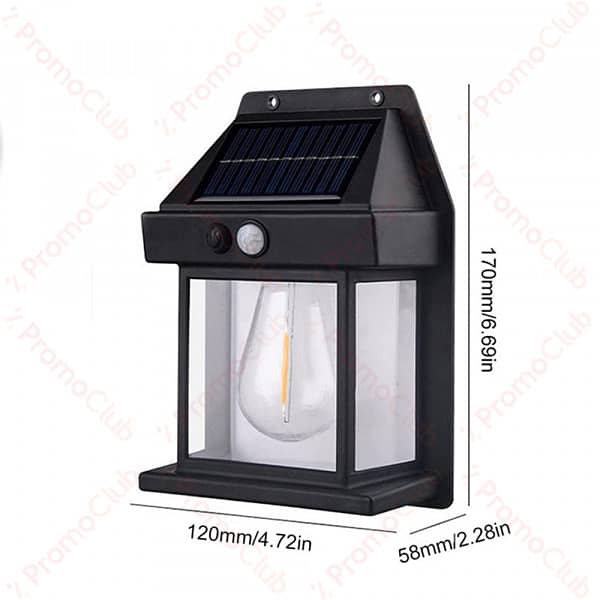 Solar Wall Lamp Outdoor Waterproof Solar Lamp LED Luminous Decoration 9