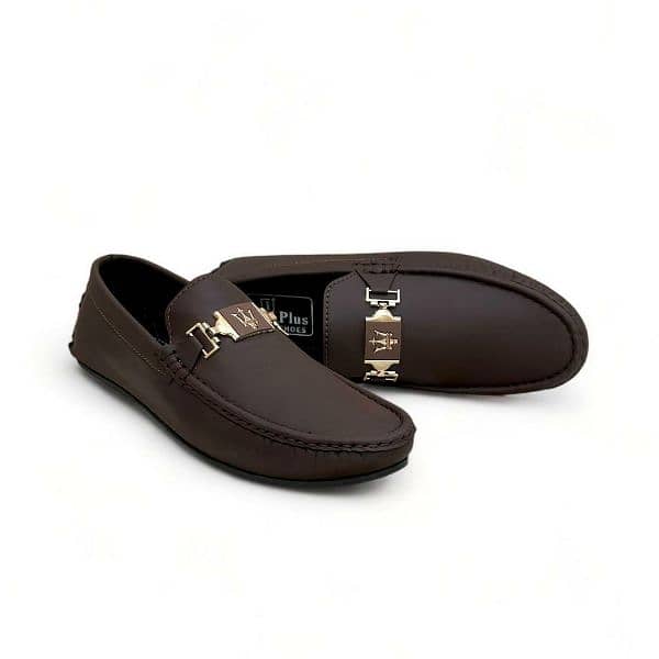 MENS SYNTHETIC LEATHER LOAFERS (FREE DELIVERY) 1