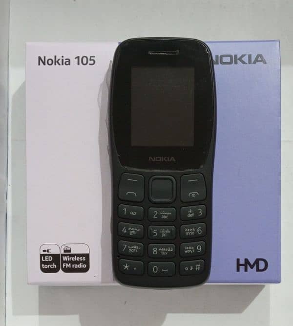 Overview of Nokia 105 Classic (2024) black 1