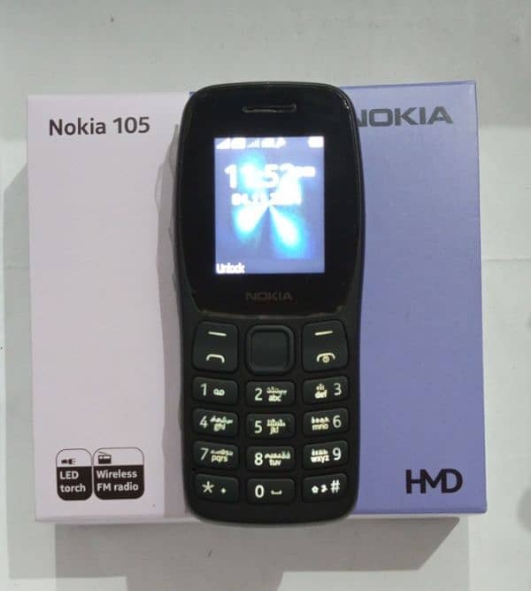 Overview of Nokia 105 Classic (2024) black 2