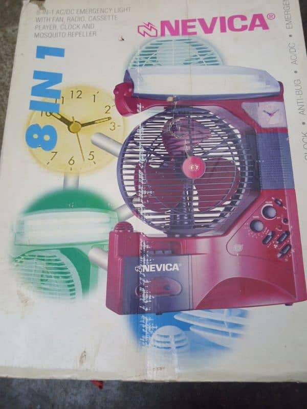 Philips Tape record, Emergency light with fan FM Radio 7