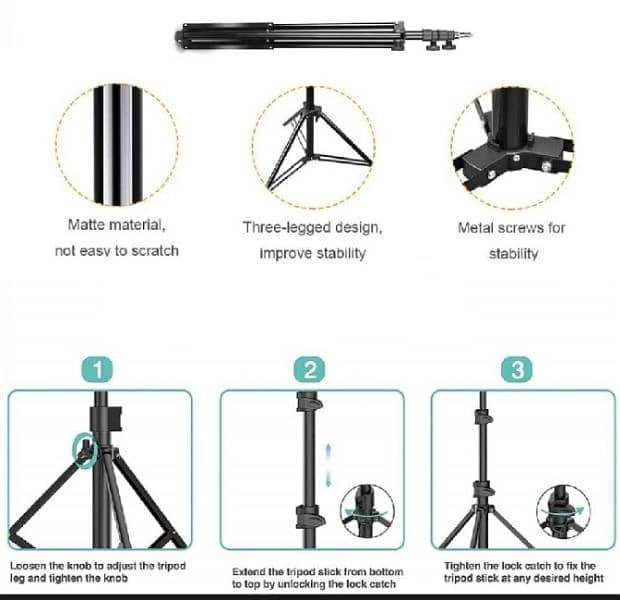 7 inch tripod stand for  mobile 4