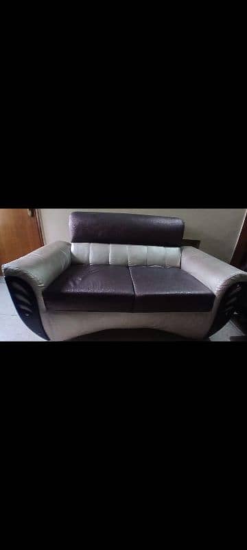 Sofa set leather right 2