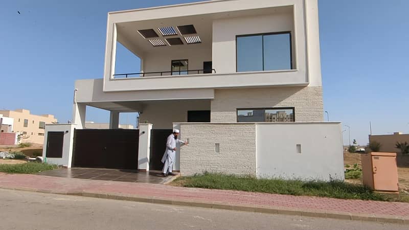 250sq yd 4 & 5 Bedrooms Luxury Villa FOR SALE. Adjacent to Jinnah Avenue, Easy access to Entrance facing GRAND MOSQUE. All facilities nearby and utilities present. 4