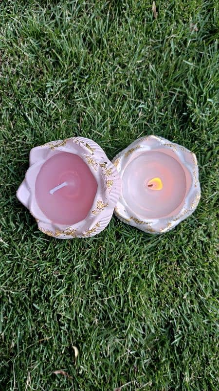 Lotus scented candle 1