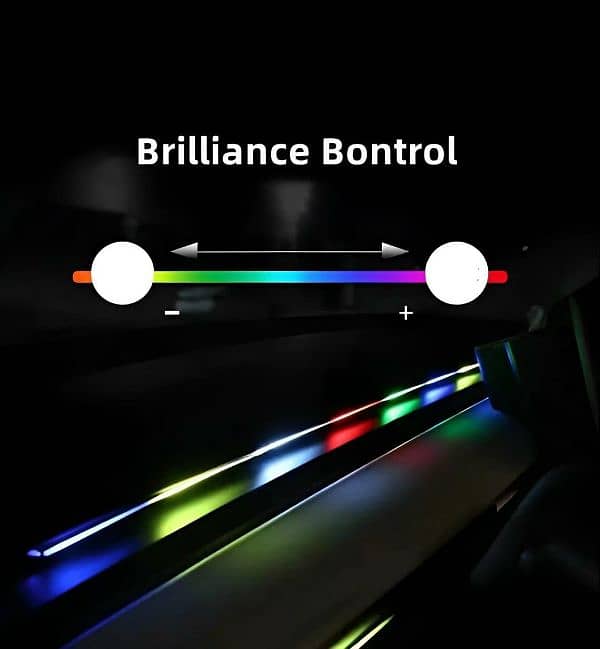 1 pc app control symphony Atmosphere light car interior light 3