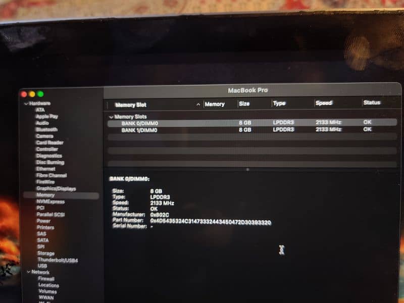 MacBook pro 2017 15" 16/256GB 3