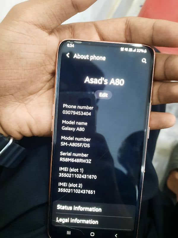 samsung A80 7