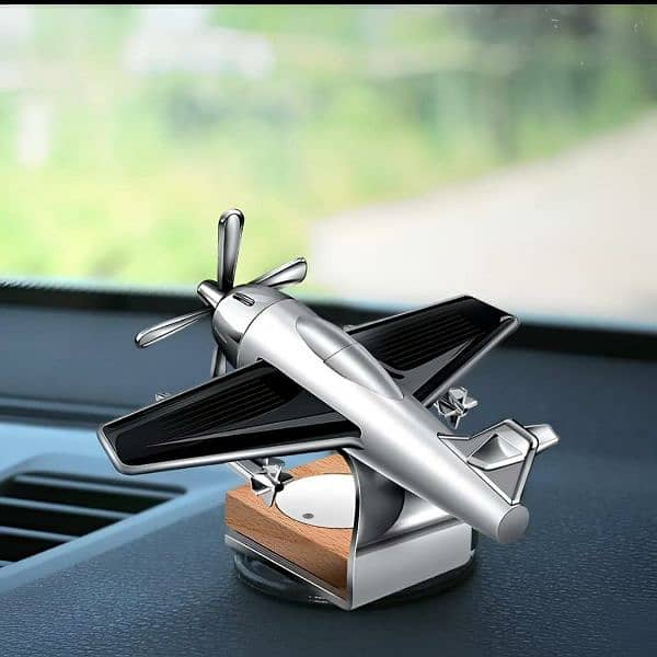 solar power aeroplane car air freshener 0