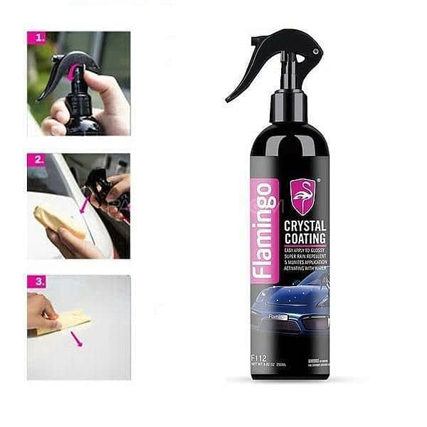 1 pc Gloss shine liquid car polish spray 250ml 1