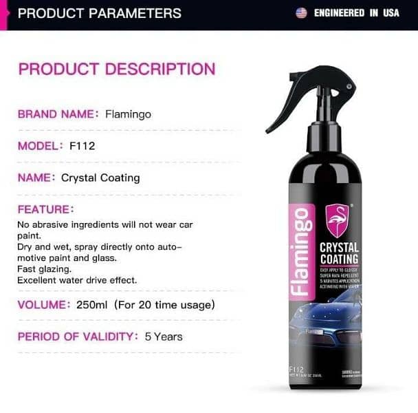 1 pc Gloss shine liquid car polish spray 250ml 2