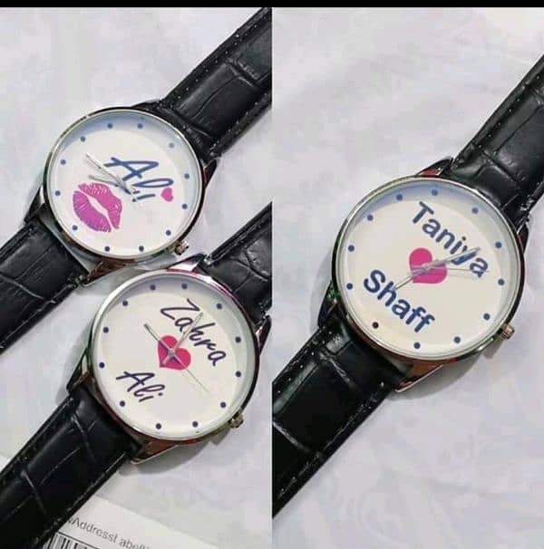 *Article Name* Customized Picture/Name Hand Watch 1