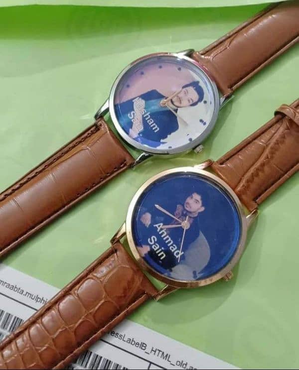 *Article Name* Customized Picture/Name Hand Watch 4