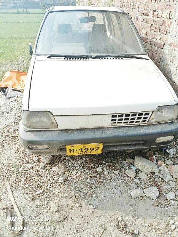 Suzuki Mehran VX 1989 6