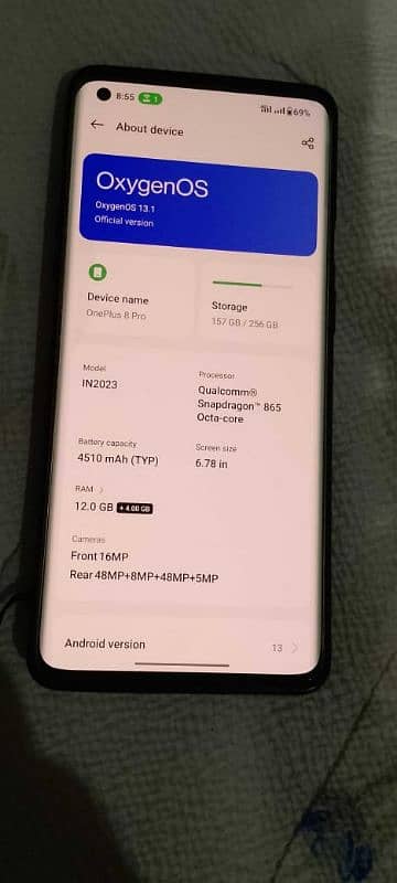 OnePlus 8 pro 12/256 5g 0