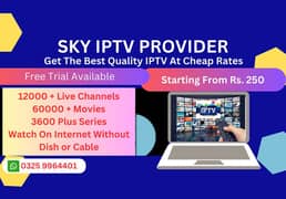 SKY IPTV PROVIDER FULL HD CHANNELS|MOVIES| SERIES WITHOUT FREEZING