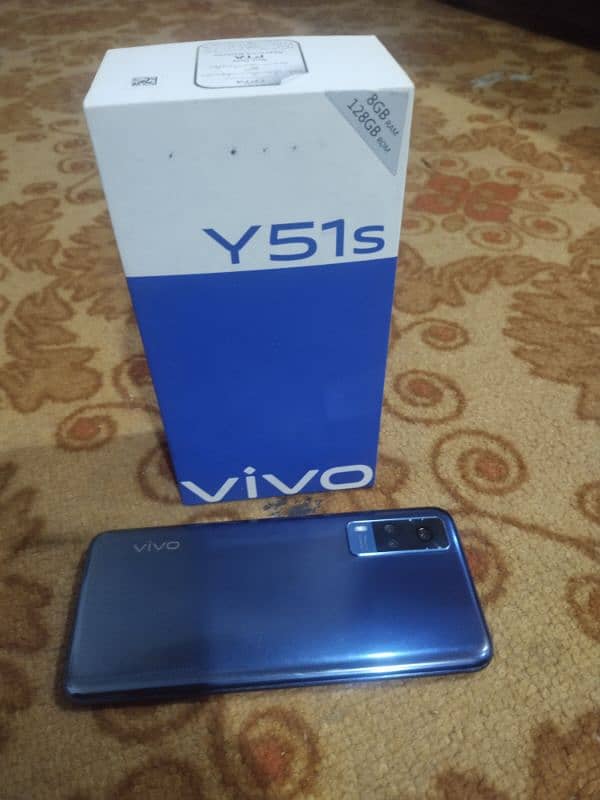 Vivo y51s 8gb+4gb and 128gb with box 8